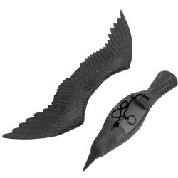 Kruk odstraszacz ptaków wiszący