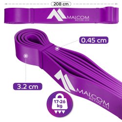 Guma oporowa do ćwiczeń gumy Powerband Fioletowa