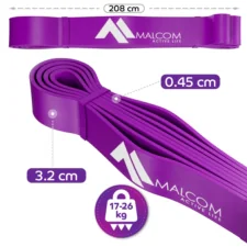 Guma oporowa do ćwiczeń gumy Powerband Fioletowa