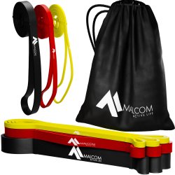 Zestaw 3 gum oporowych do ćwiczeń gumy Powerband