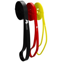 Zestaw 3 gum oporowych do ćwiczeń gumy Powerband