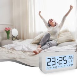 Zegar cyfrowy LED z funkcją budzika + Termometr