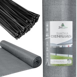 Siatka cieniująca maskująca na ogrodzenie 1,5x10m