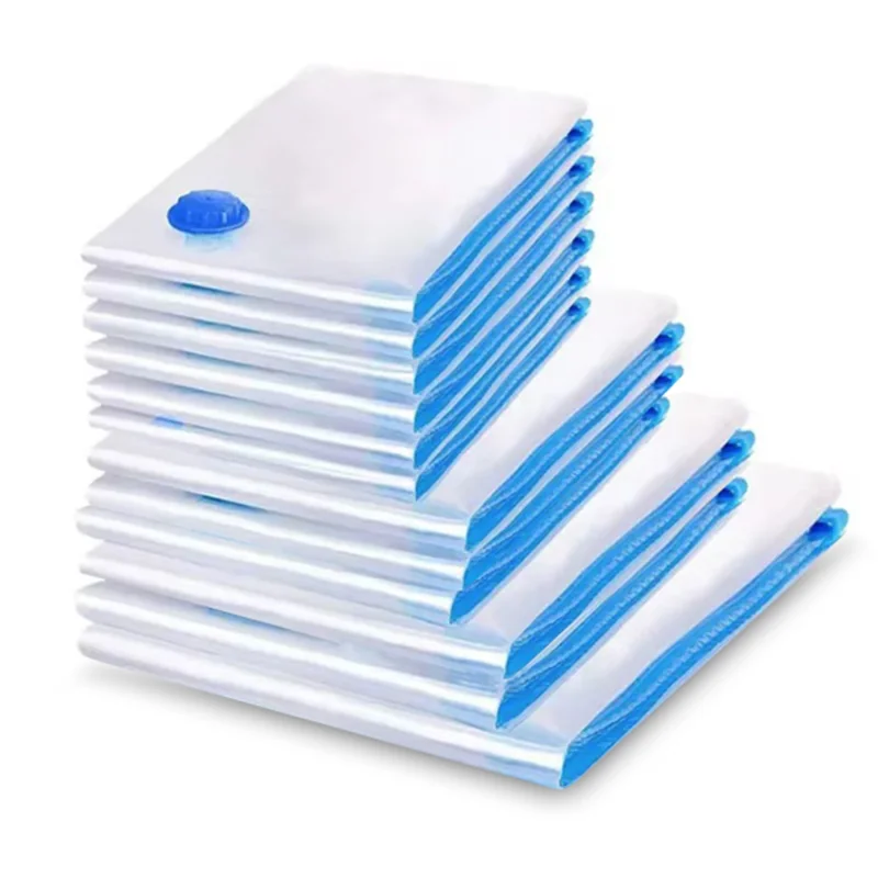 Worki próżniowe na ubrania i tekstylia 12 sztuk 40x60cm, 50x70cm, 60x80cm, 70x90cm