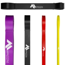 Zestaw 4 gum oporowych do ćwiczeń gumy Powerband