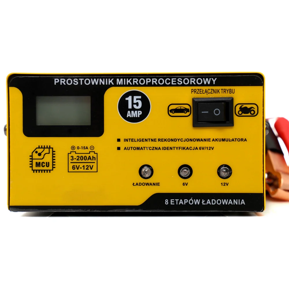 Prostownik mikroprocesorowy 6/12V 10A