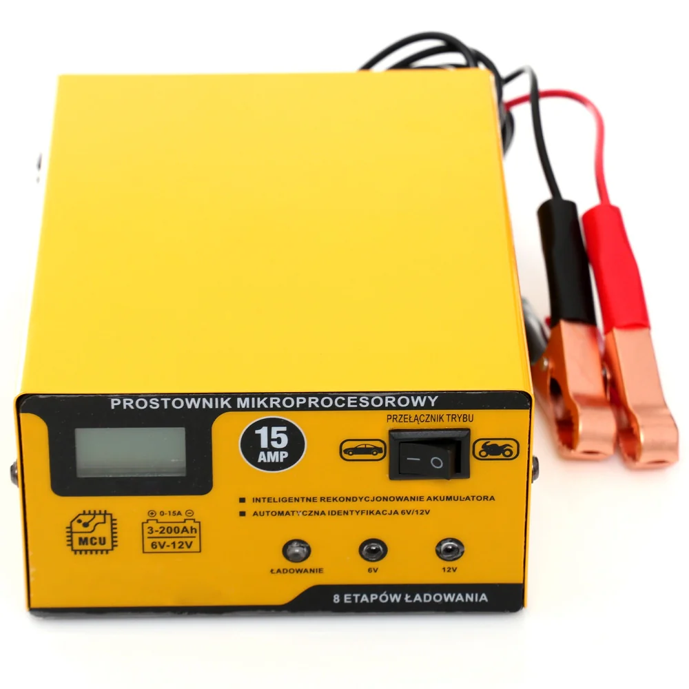 Prostownik mikroprocesorowy 6/12V 10A