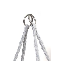 SDH178 Fotel bocianie gniazdo plecione 80cm Grafit