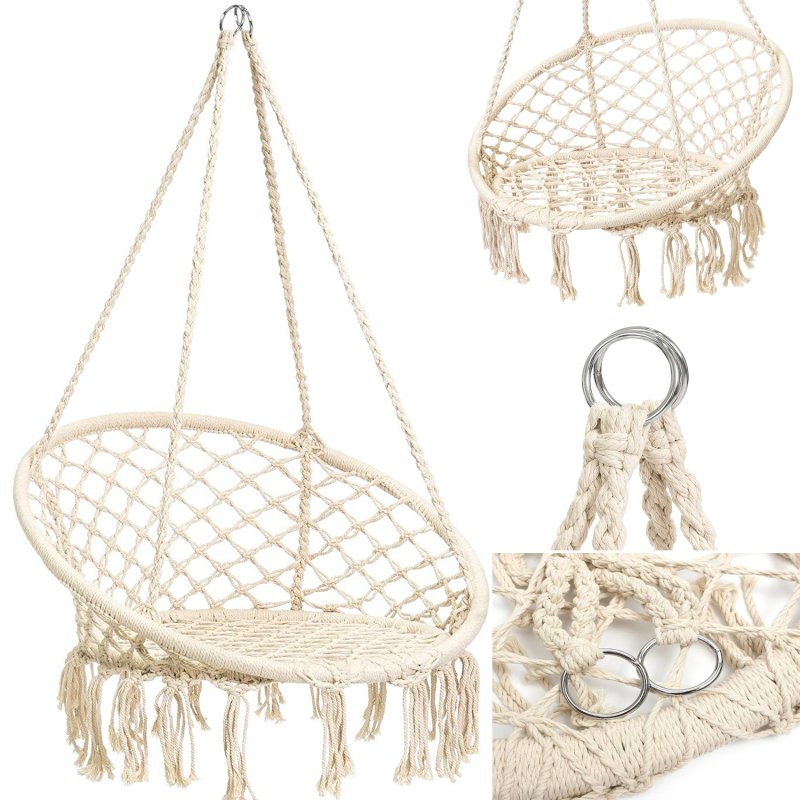 SDH177 Fotel bocianie gniazdo plecione 80cm Ecru