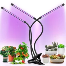 Lampa UV do wzrostu roślin 60LED 3x lampa klips