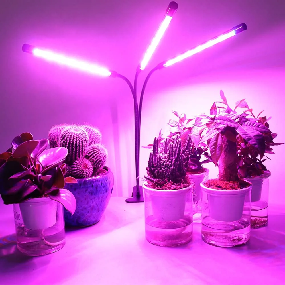 Lampa UV do wzrostu roślin 60LED 6x lampa klips