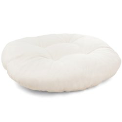 Huśtawka wisząca pleciona 80cm + Poduszki Ecru