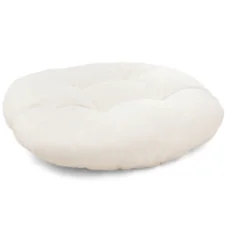 Huśtawka wisząca pleciona BOHO Ecru + Poduszka