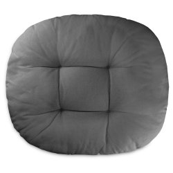 Huśtawka wisząca pleciona BOHO Grafit + Poduszka