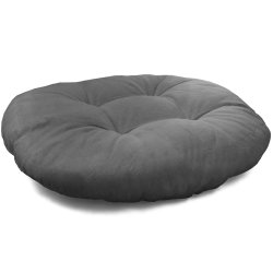 Huśtawka wisząca pleciona BOHO Grafit + Poduszka