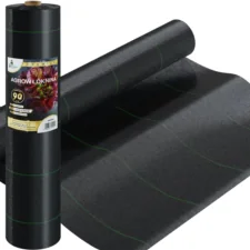 Agrowłóknina wiosenna ściółkująca na chwasty czarna 90g/m2 1,6x100m