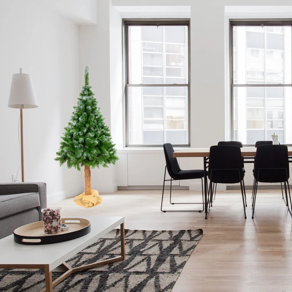 Choinka sosna diamentowa na pniu 220cm + Worek Choinka sosna diamentowa na pniu 220cm + Worek