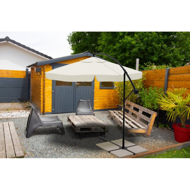 SDH082 Parasol na wysięgniku + Pokrowiec Beżowy