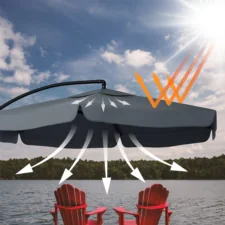 Parasol ogrodowy na wysięgniku 350cm + Pokrowiec