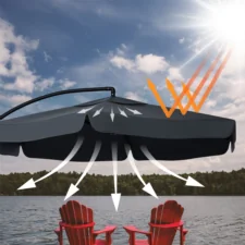 Parasol ogrodowy na wysięgniku 350cm + Pokrowiec