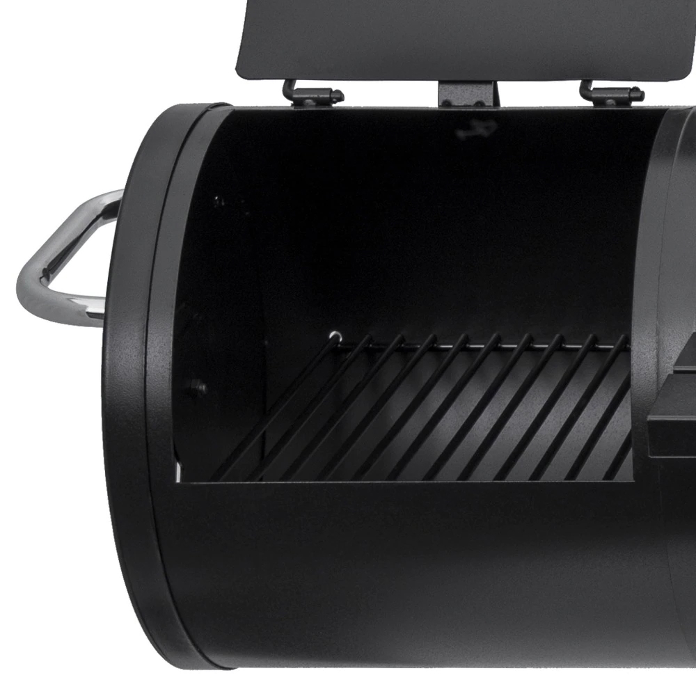 Grill ogrodowy węglowy z wędzarnią + Mata teflon