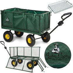 Wózek ogrodowy z wysokimi burtami