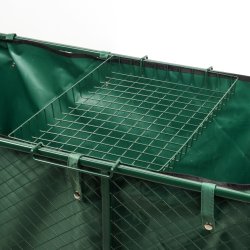 Wózek ogrodowy z wysokimi burtami