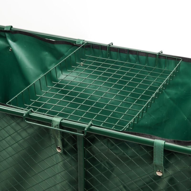 Wózek ogrodowy z wysokimi burtami