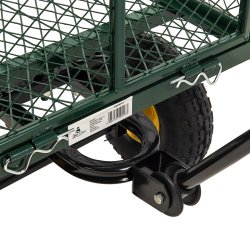 Wózek ogrodowy z wysokimi burtami