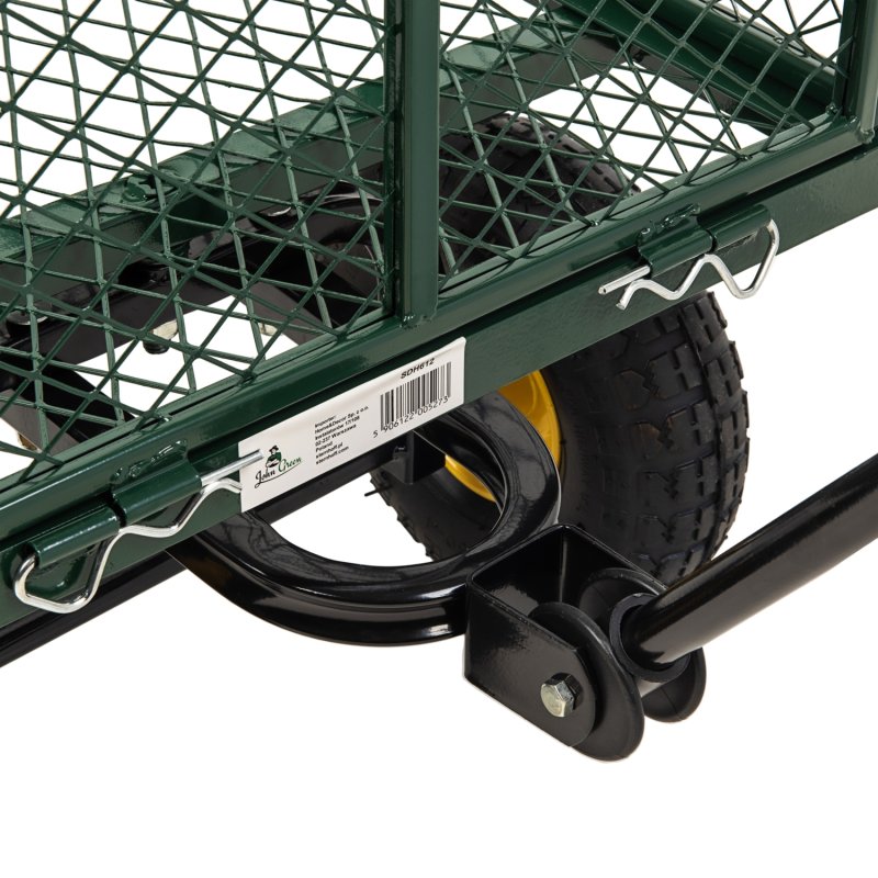 Wózek ogrodowy z wysokimi burtami