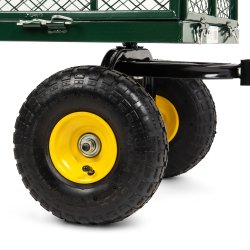 Wózek ogrodowy z wysokimi burtami