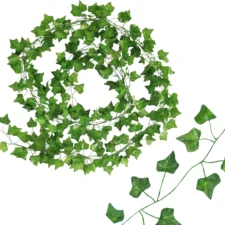 Sztuczny bluszcz girlanda ozdobna z liśćmi 3 sztuki 6 metrów