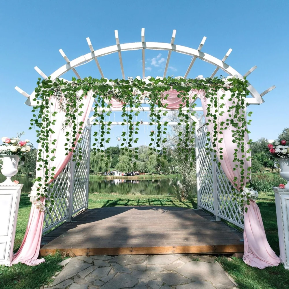 Sztuczny bluszcz girlanda 3 sztuki 6 metrów