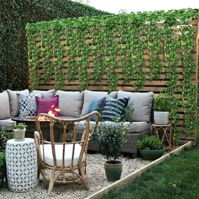 Sztuczny bluszcz girlanda 24 sztuki 48 metrów