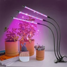 Lampa UV do wzrostu roślin 60LED 3x lampa klips