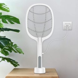 Paletka insekty owadobójcza akumulatorowa + Uchwyt