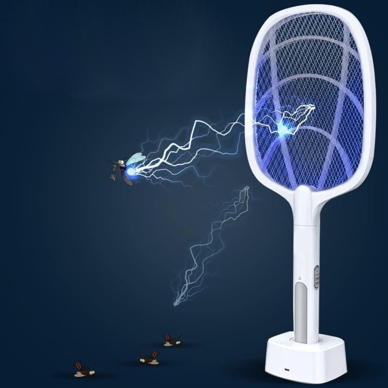 Paletka insekty owadobójcza akumulatorowa + Uchwyt