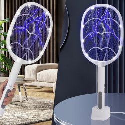 Paletka insekty owadobójcza akumulatorowa + Uchwyt