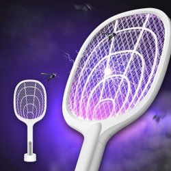 Paletka insekty owadobójcza akumulatorowa + Uchwyt