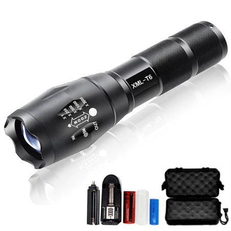 Latarka klasyczna ręczna z regulacją światła