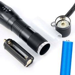 Latarka klasyczna ręczna z regulacją światła