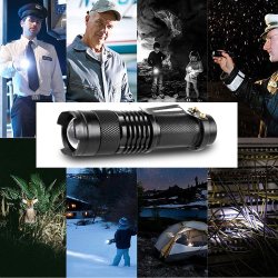 Latarka wojskowa z regulacją światła 2 sztuki