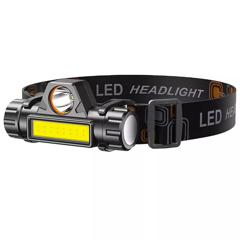 Latarka czołowa LED COB z magnesem