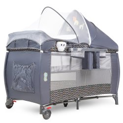 Łóżeczko dziecięce turystyczne z przewijakiem