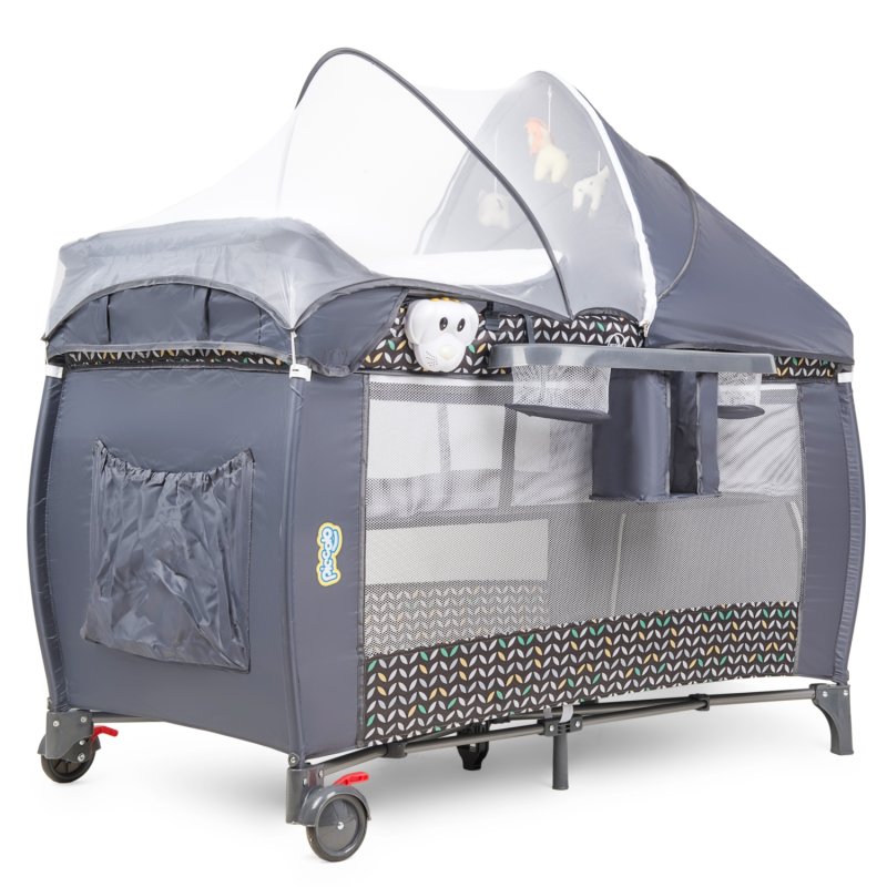 Łóżeczko dziecięce turystyczne z przewijakiem