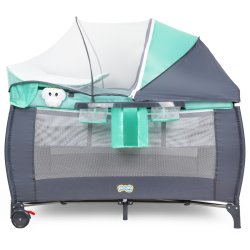 Łóżeczko dziecięce turystyczne z przewijakiem