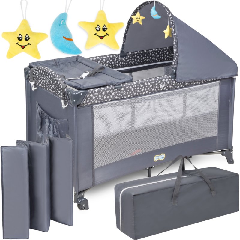 Łóżeczko turystyczne dziecięce z przewijakiem