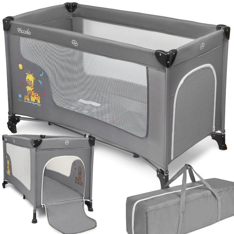 SDH130 Łóżeczko dziecięce turystyczne Żyrafa