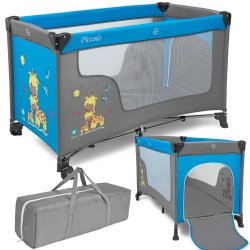 SDH128 Łóżeczko dziecięce turystyczne Żyrafa