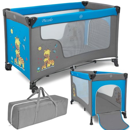 SDH128 Łóżeczko dziecięce turystyczne Żyrafa